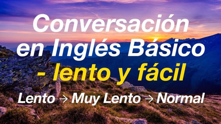 oraciones en ingles con slow