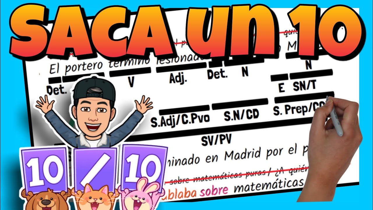 oraciones para analizar 2 eso con soluciones