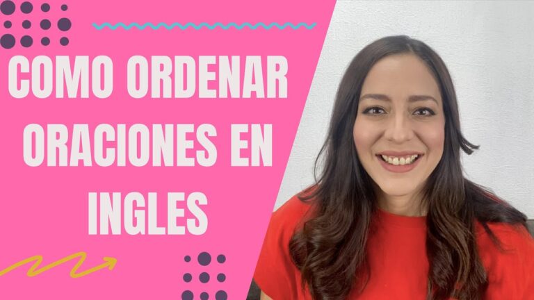 ordenar frases en inglés desordenadas