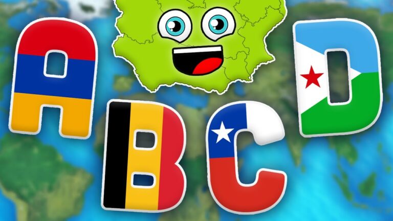 paises con todas las letras del abecedario