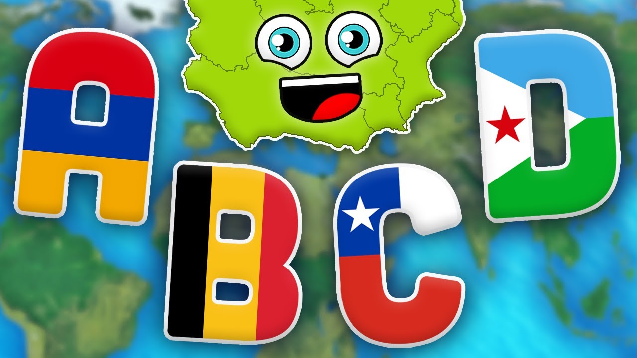 paises con todas las letras del abecedario