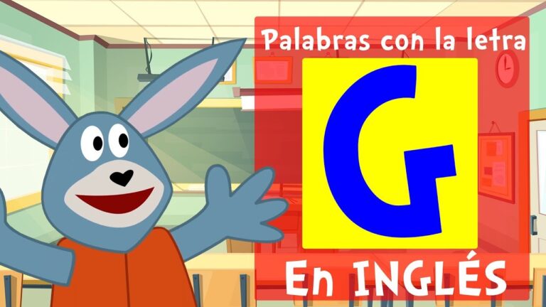 palabras con g en ingles para niños