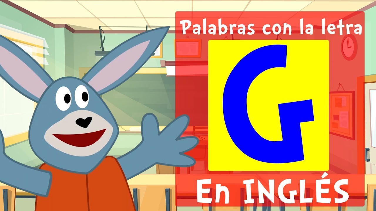 palabras con g en ingles para niños