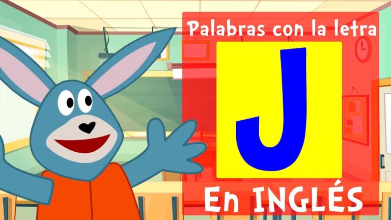 palabras con la letra j en ingles para niños