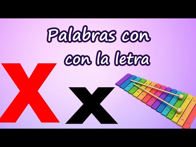 palabras de 5 letras con x