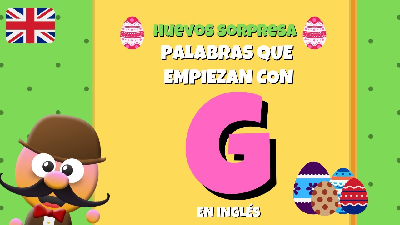 palabras en inglés con g