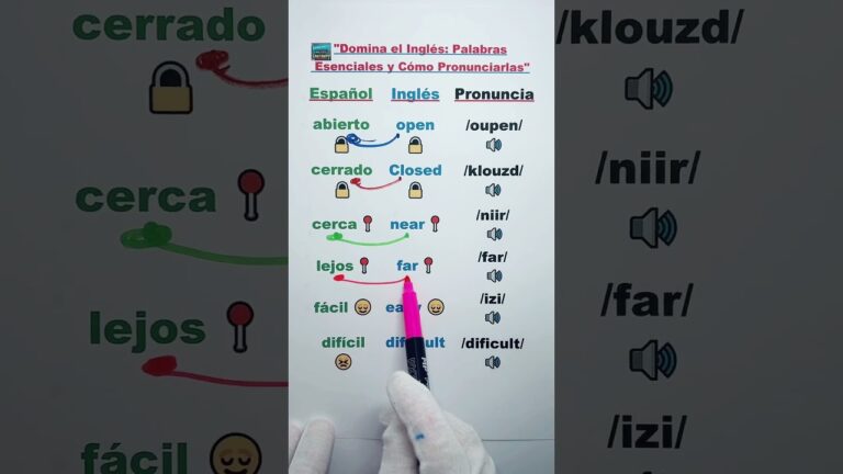 palabras en ingles que terminen en n