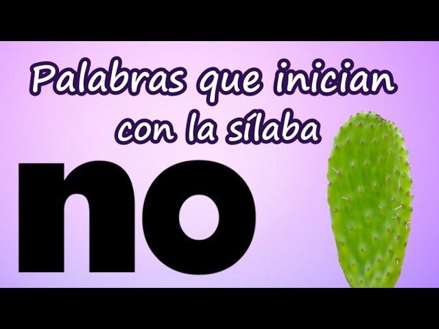 palabras que empiecen con no