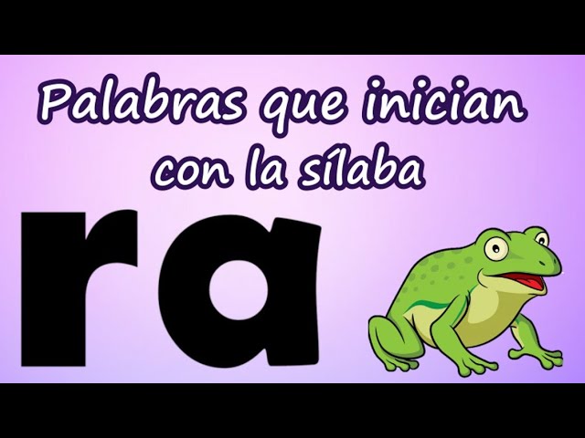 palabras que empiecen con ra