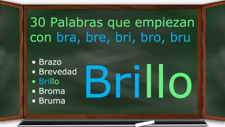 palabras que empiecen por bra