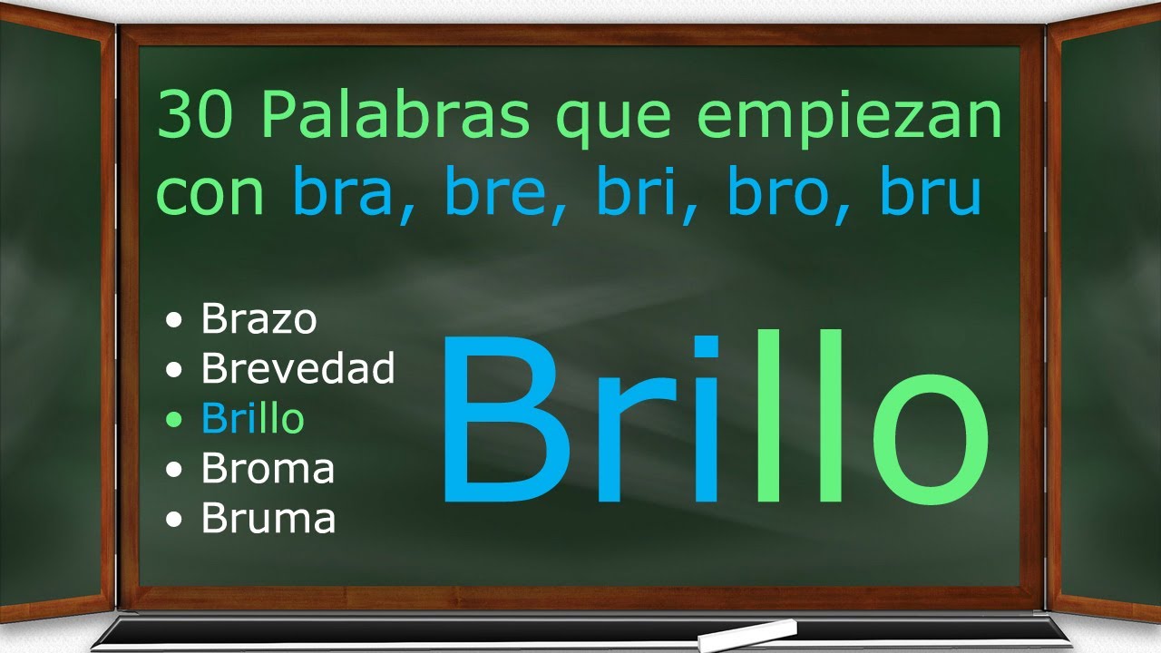 palabras que empiecen por bra