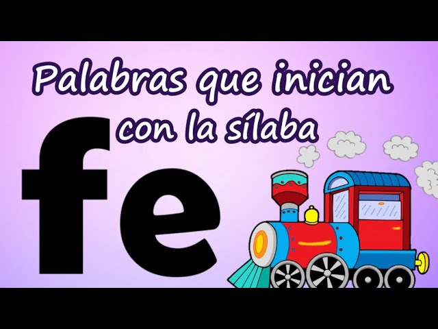 palabras que empiecen por fe