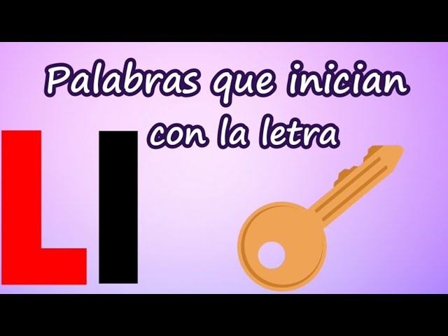 palabras que empiecen por lla