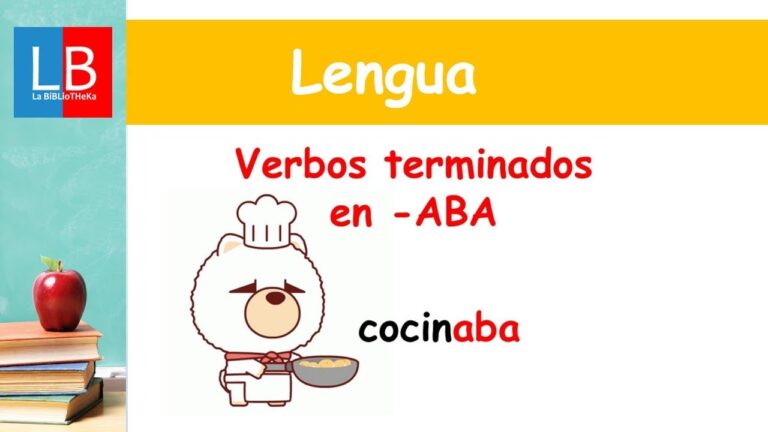 palabras que terminan en aba