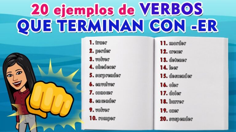 palabras que terminan en er