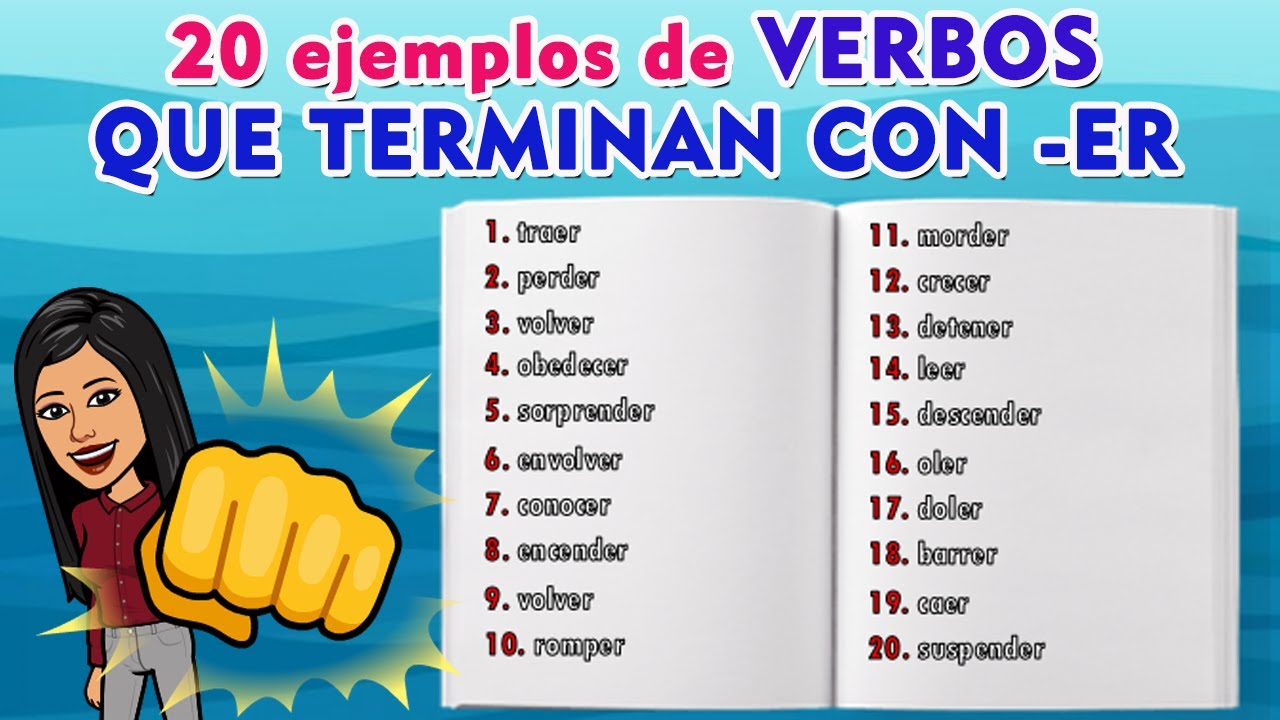 palabras que terminan en er