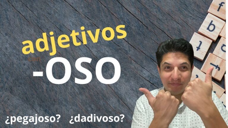 palabras que terminen en oso