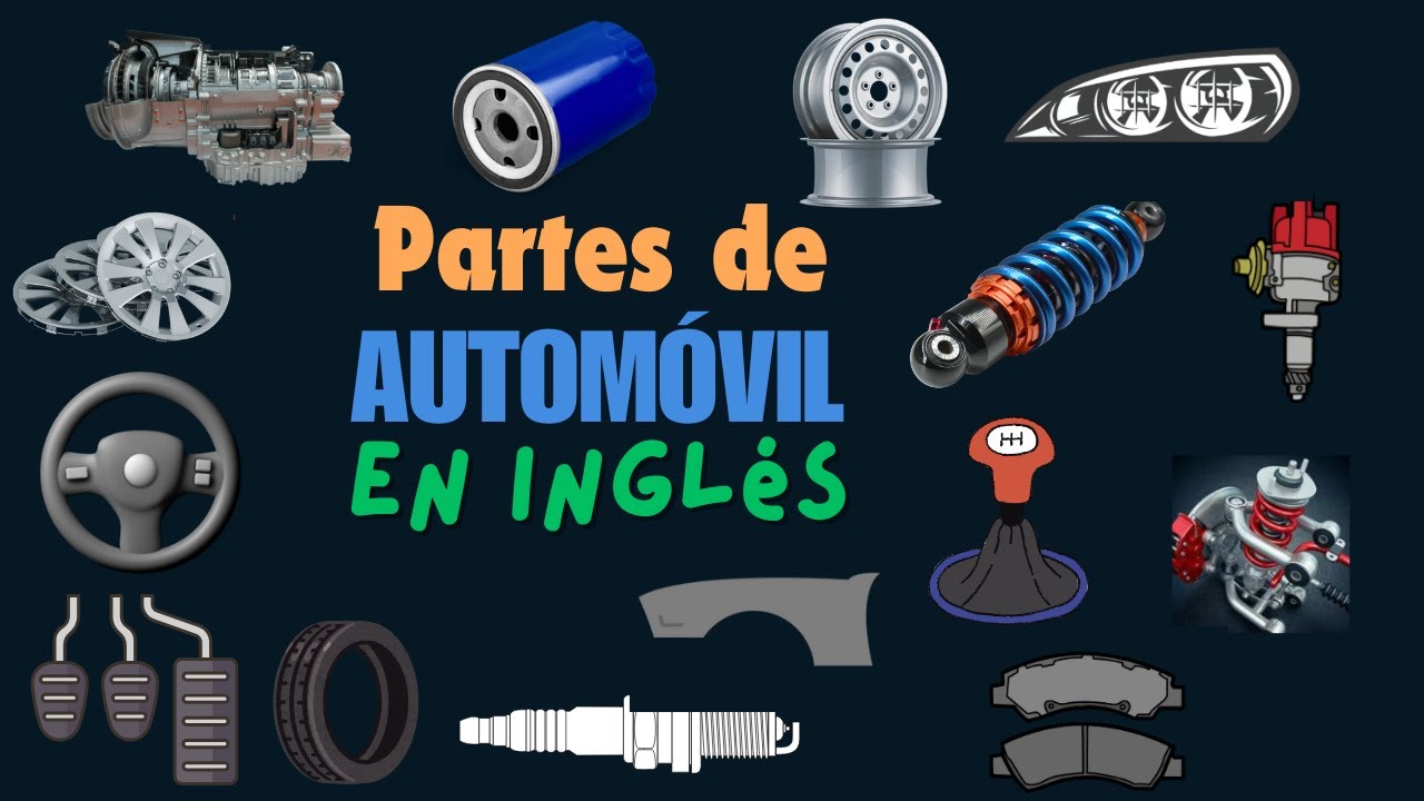 partes de coches en ingles