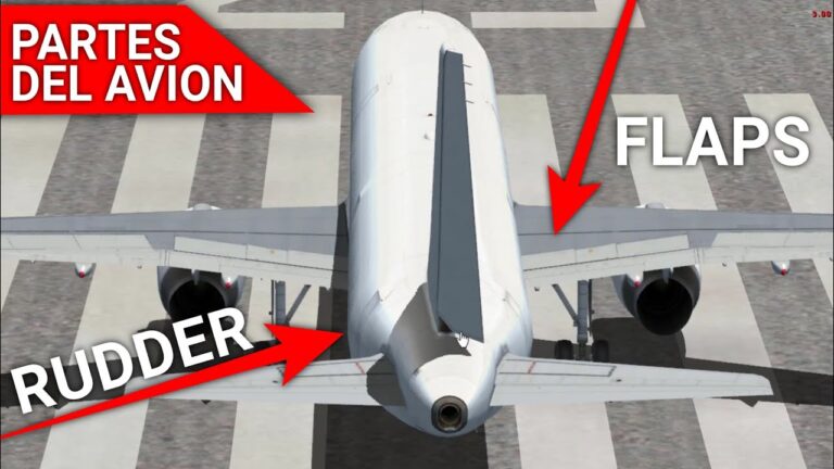 partes de un avion en ingles