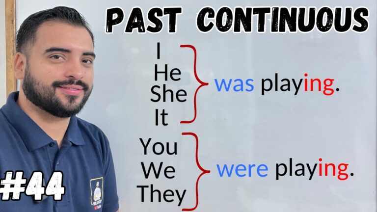 past continuous cuando se usa
