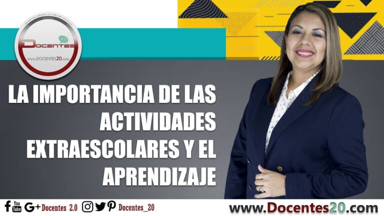 porque son importantes las actividades extraescolares
