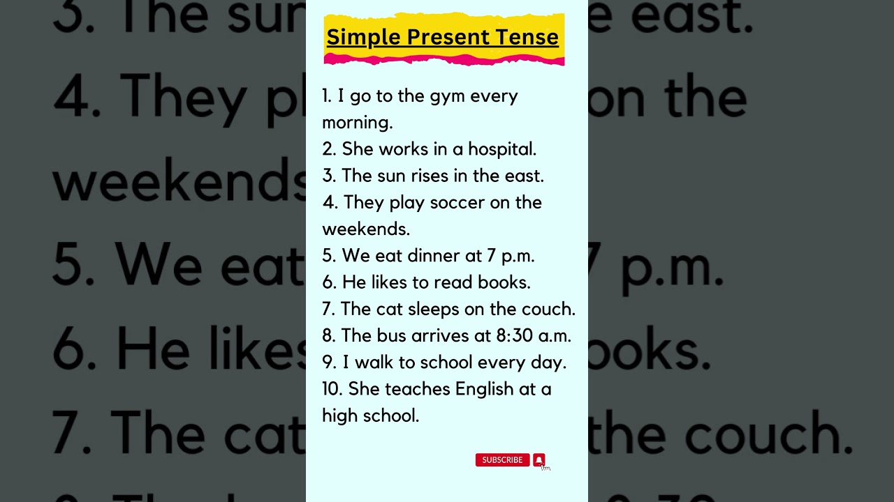 present simple 5 primaria pdf