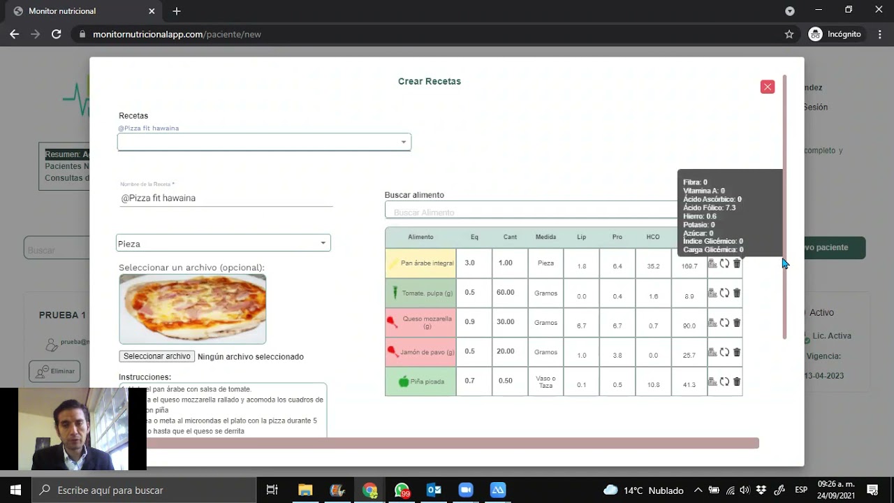 programa para escribir recetas de cocina
