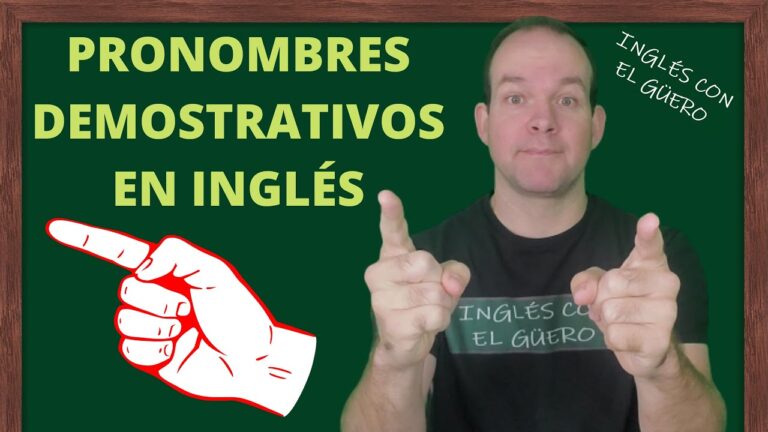 pronombres demostrativos en ingles oraciones