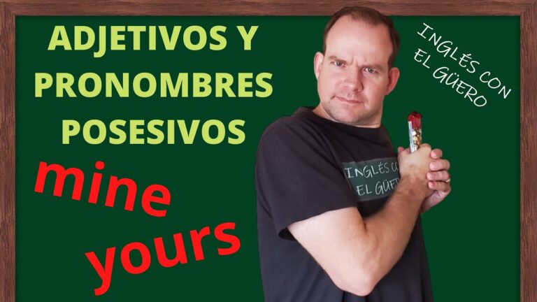 pronombres y adjetivos posesivos en ingles