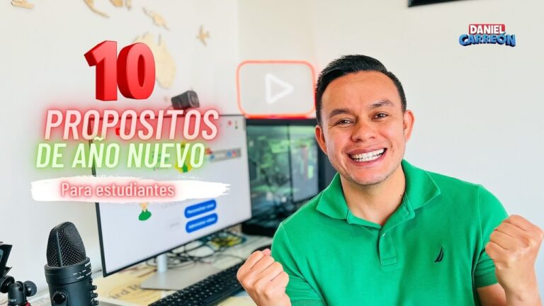 propósitos de año nuevo para estudiantes