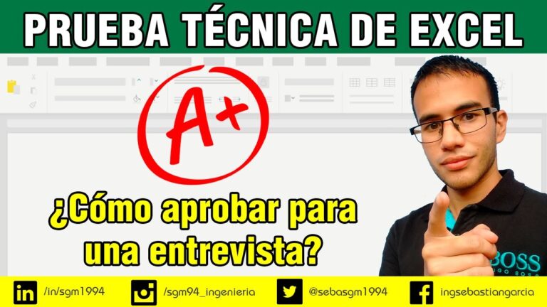 prueba de excel de indeed