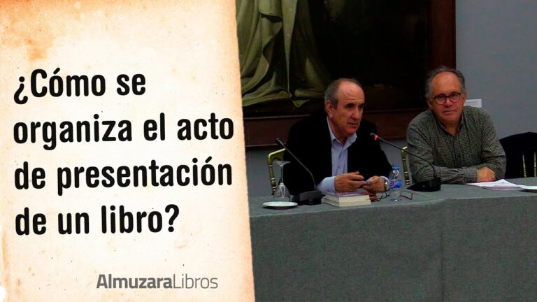 que decir en la presentación de un libro