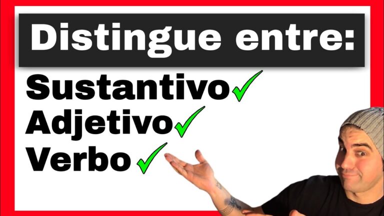 que es verbo y sustantivo