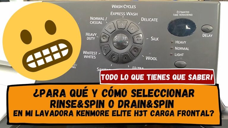 que significa spin en una lavadora