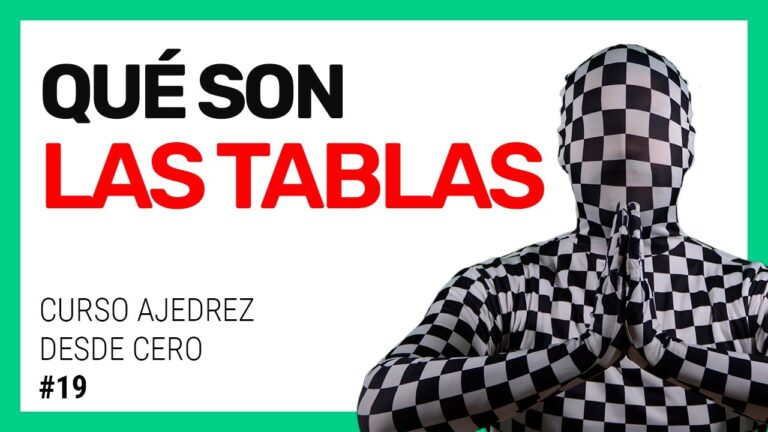 que son tablas en ajedrez