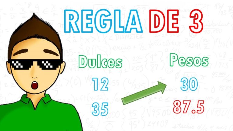 regla de tres para calificar examenes