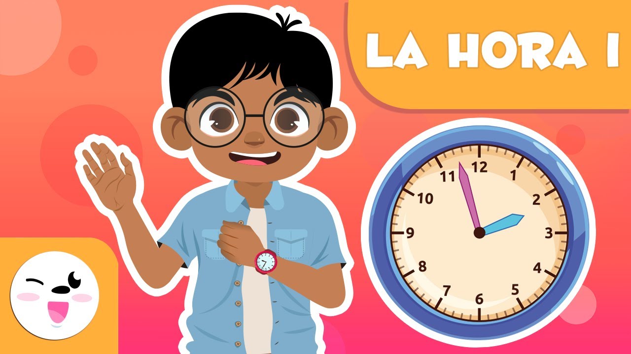 reloj infantil para aprender la hora