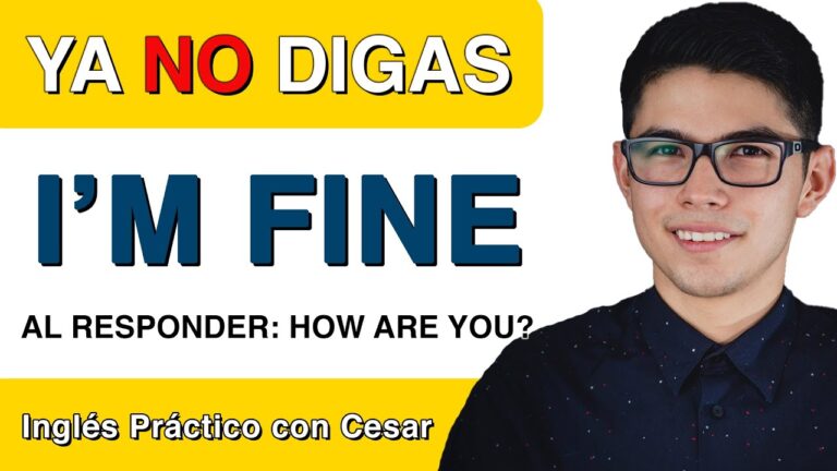respuesta a how are you