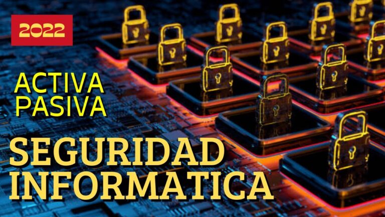 seguridad activa y pasiva informática ejemplos