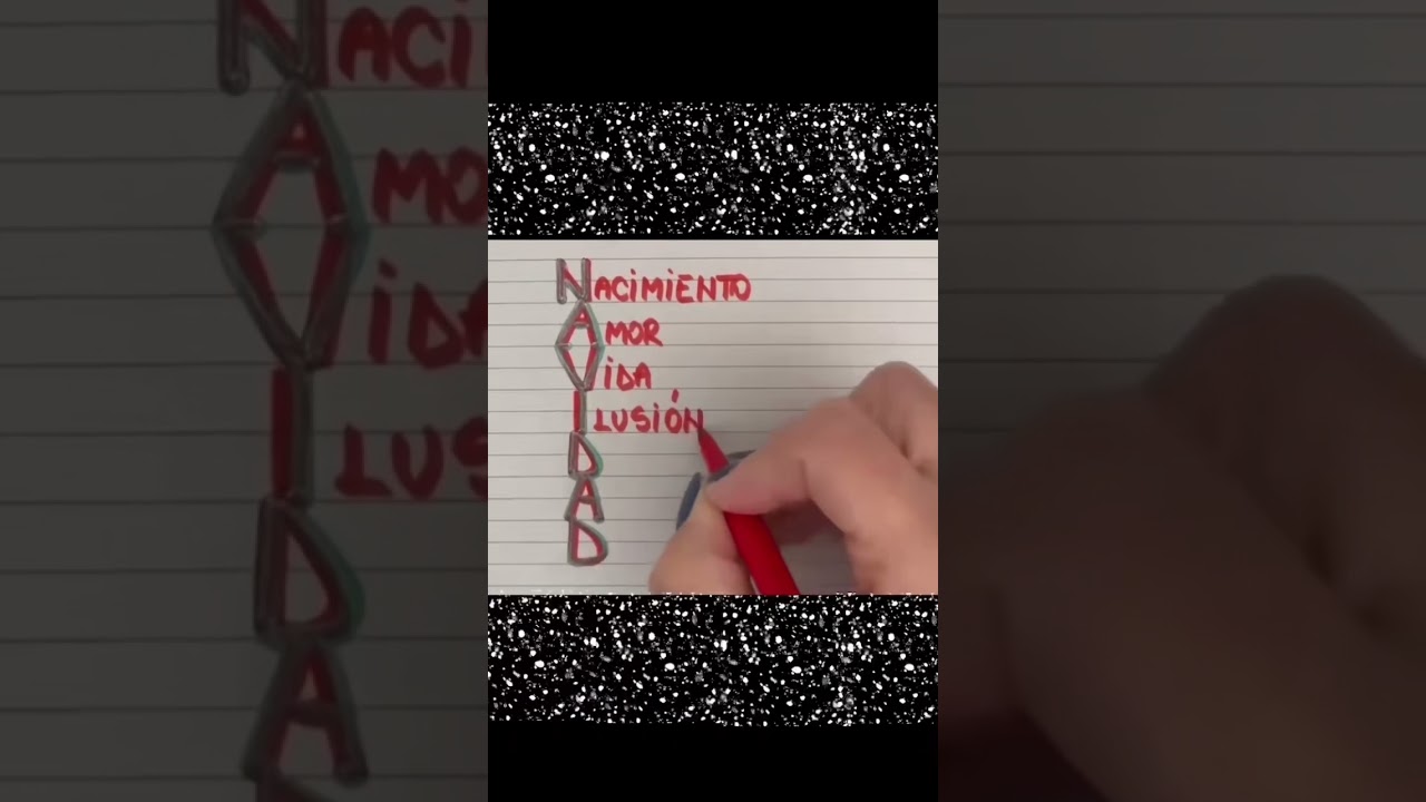 significado de cada letra de la palabra navidad