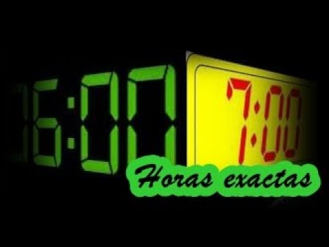 significado de las horas exactas