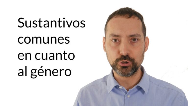 sustantivos comunes en cuanto al genero
