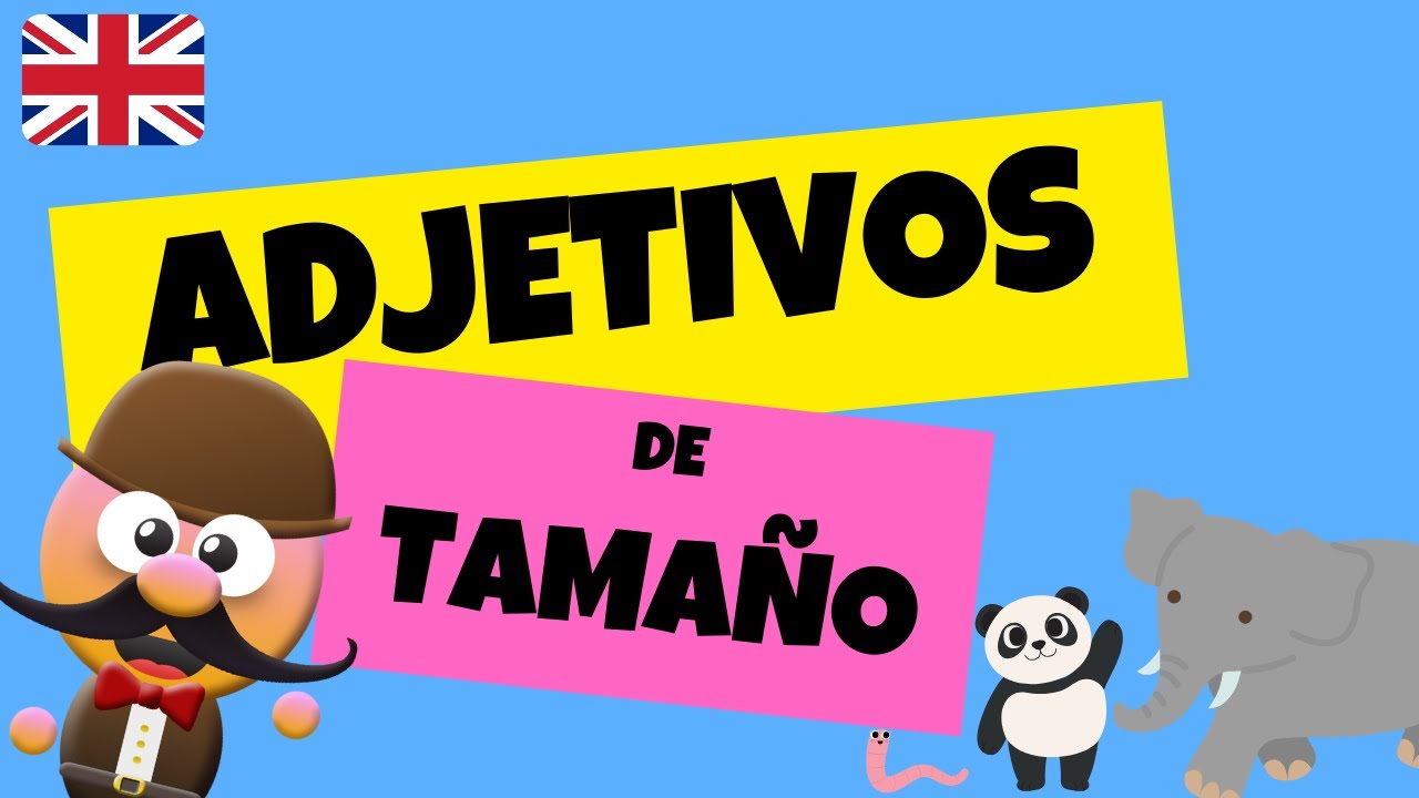 tamaños en ingles para niños