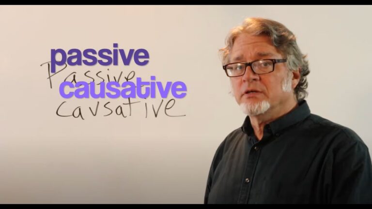 the passive and the causative