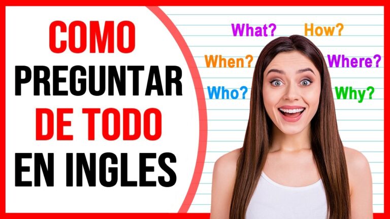 tipos de preguntas en ingles