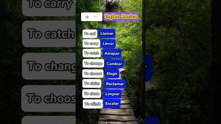 verbos con c en ingles