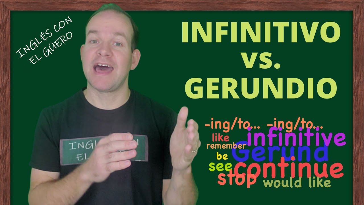 verbos seguidos de infinitivo y gerundio
