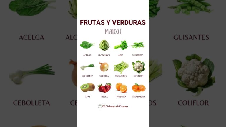 verduras con la letra a