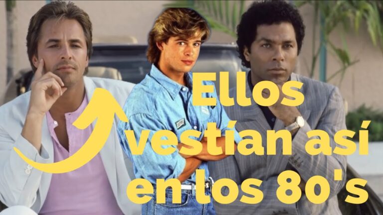 vestimenta de los 80 hombre