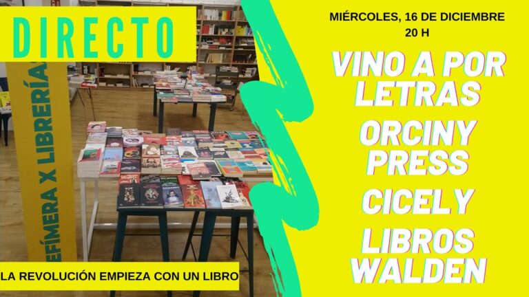 vino a por letras café y libros